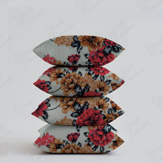 Conjunto Capas de Almofada 4 Peças, Toque Moderno, Estampada e Lisa-AL em Oferta na Shopee