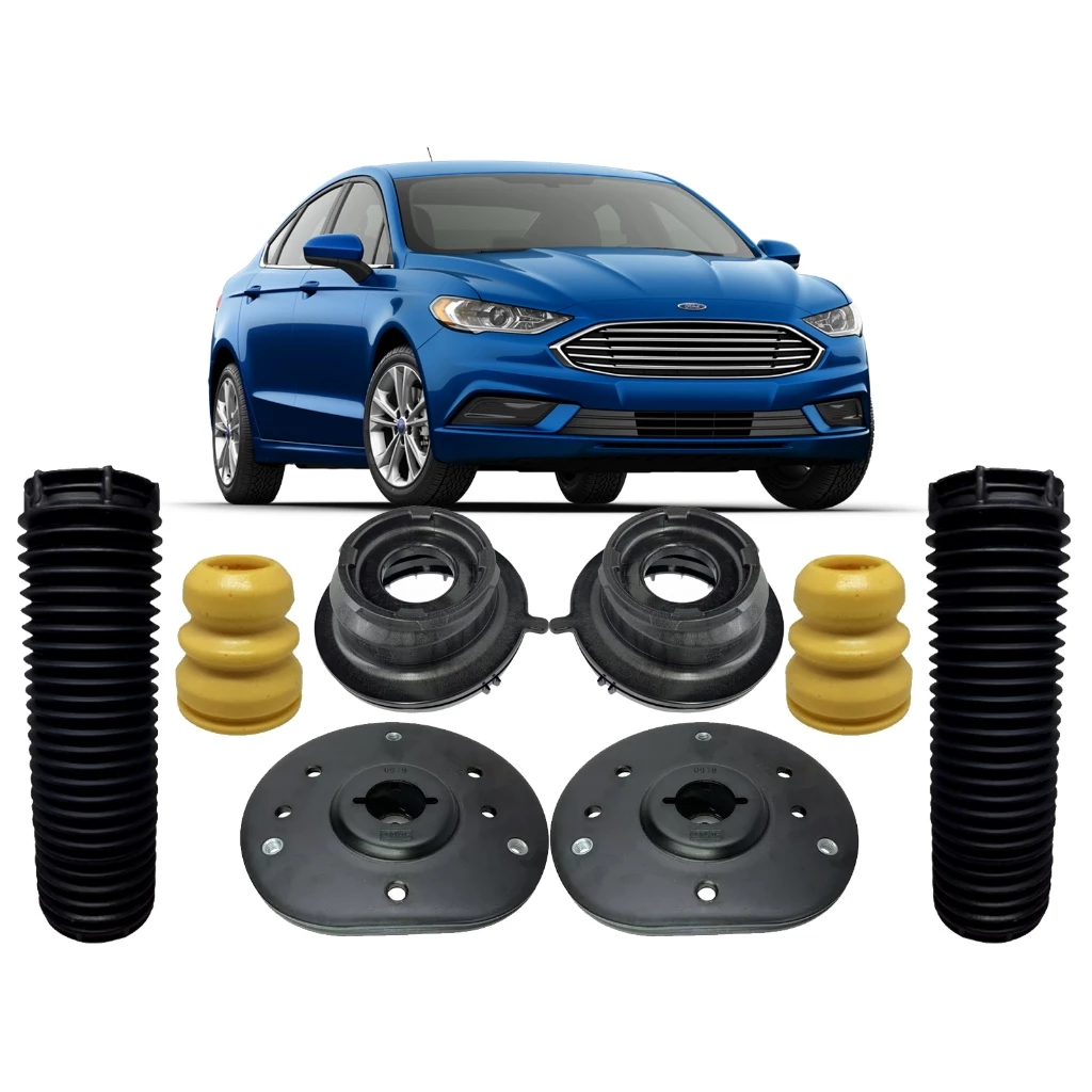 Par de Batente Coxim dos Amortecedores Dianteiros Ford Fusion Edge Land Rover Evoque