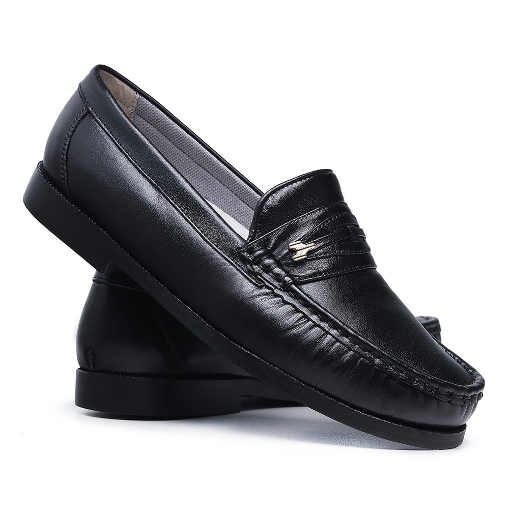 Mocassim Romano Masculino Couro Legitimo
