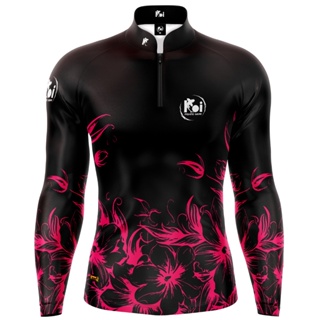 Camiseta Camisa Blusa Agro Pesca Medalha Floral Rosas Com Zíper Proteção Uv50+ em Oferta na Shopee