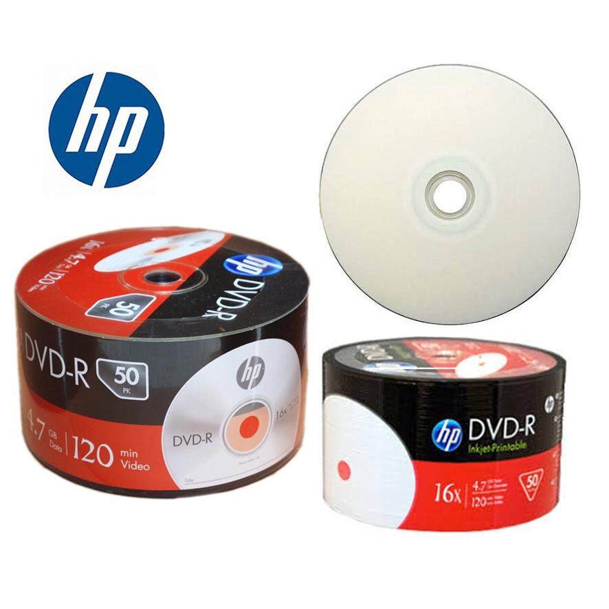 05  Unidades Dvd-r 4.7gb 16x 120 Min Printable Hp Original