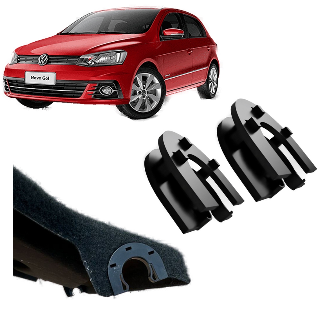 Par Encaixe Suporte Tampão Som Pino Bagagito Gol G8 2018/23 PROMO