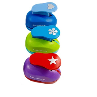 Kit 3 Cortador Perfurador Furador De Papel e E.V.A - 16mm - 1,6cm - ESTRELA - CORAÇÃO  - FLOR HELICE em Oferta na Shopee