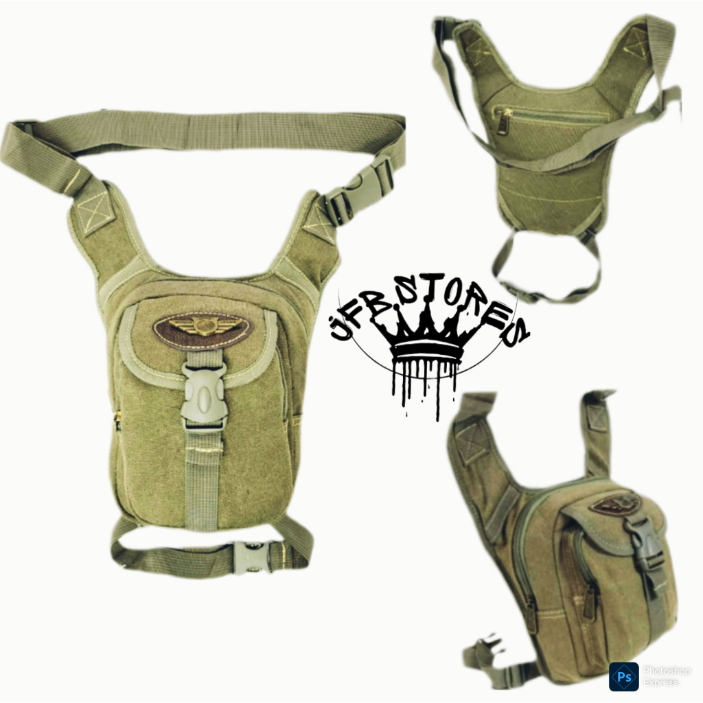 Pochete De Perna Cartucheira Tiracolo Transversal