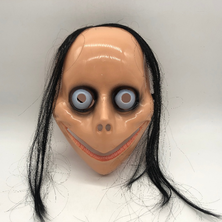 Máscara Momo Halloween Festas Fantasia Cosplay Terror Deep Web