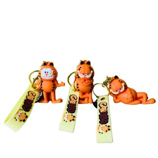 Chaveiro Garfield 3D Premium Grande Emborrachado Colecionável Bolsas Mochila Chaveiro Fofo em Oferta na Shopee