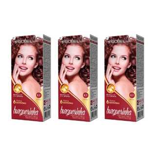 Kit Com 3 Unidades De Tonalizante Sem Amônia Burguesinha 6.7 Chocolate em Oferta na Shopee