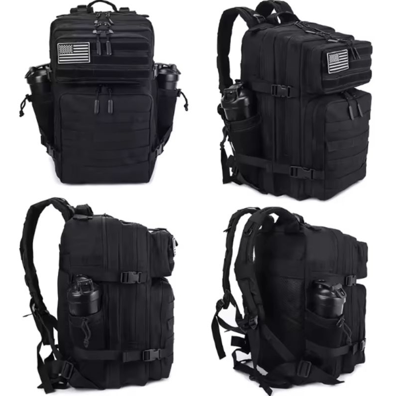 Mochila Grande 50L Reforçada Militar - Ideal para Camping, Viagens e Aventura