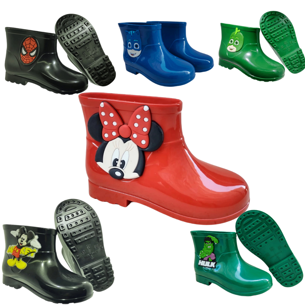 bota galocha bota Infantil menina e menino Chuva Impermeável
