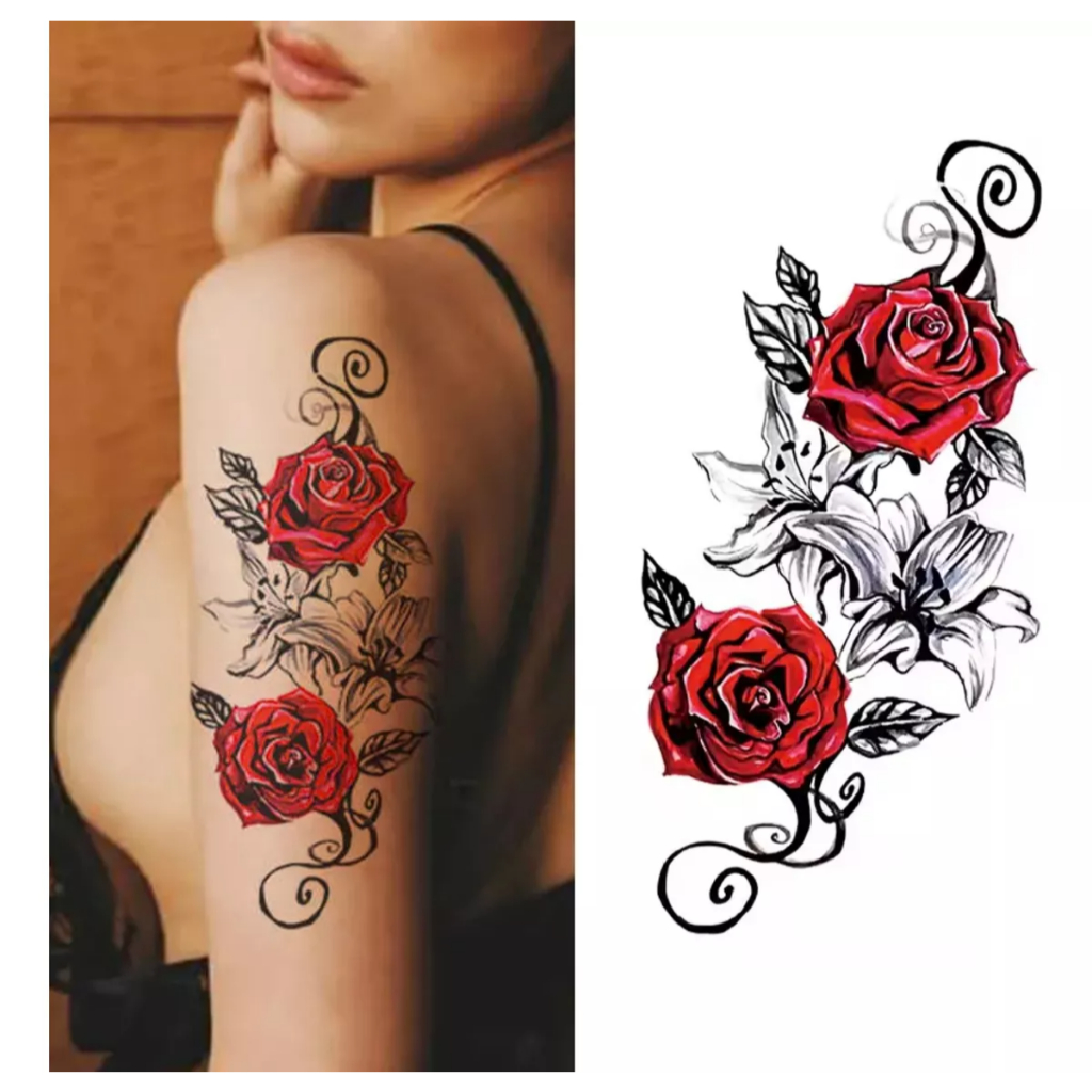 Tatuagem de Ramos de Flores: Onde Comprar | BuscaProdutos