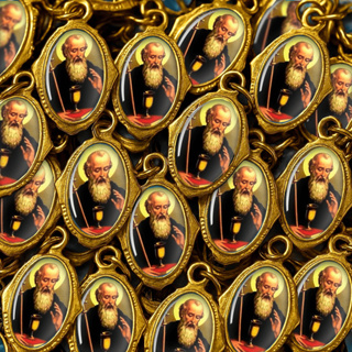 100 Medalhas São Bento Católicas – Chapa Resinada Artigo Religioso de Proteção em Oferta na Shopee