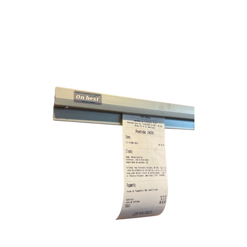 Porta comandas 33cm,50,70,90,100,140cm bar, casa, todos os comércios em Oferta na Shopee