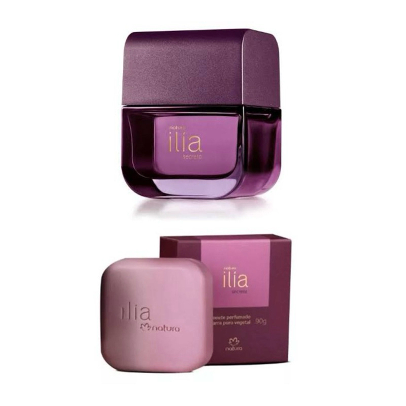 Kit Presente Mulher Perfume Feminino Natura Ilía Secreto
