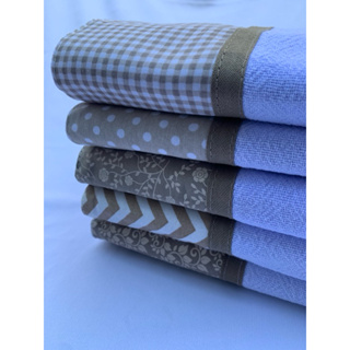 Kit de panos de prato minimalista bege e branco em Oferta na Shopee