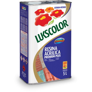 Resina Acrílica Lukscolor Premium Plus  5l Base Solv em Oferta na Shopee