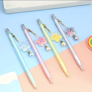 01/04 Lapiseiras Cute Candy Colors 0,7mm Coloridas Pingente na Ponta Lapis Escrever Lapiseiras em Oferta na Shopee