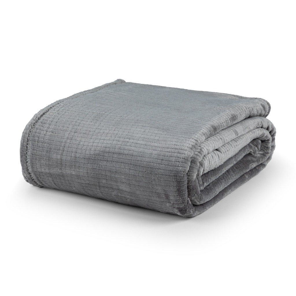 Manta Queen 280gr m² Aveludada Com Relevo 2,20 m x 2,50 m Cobertor Jacquard