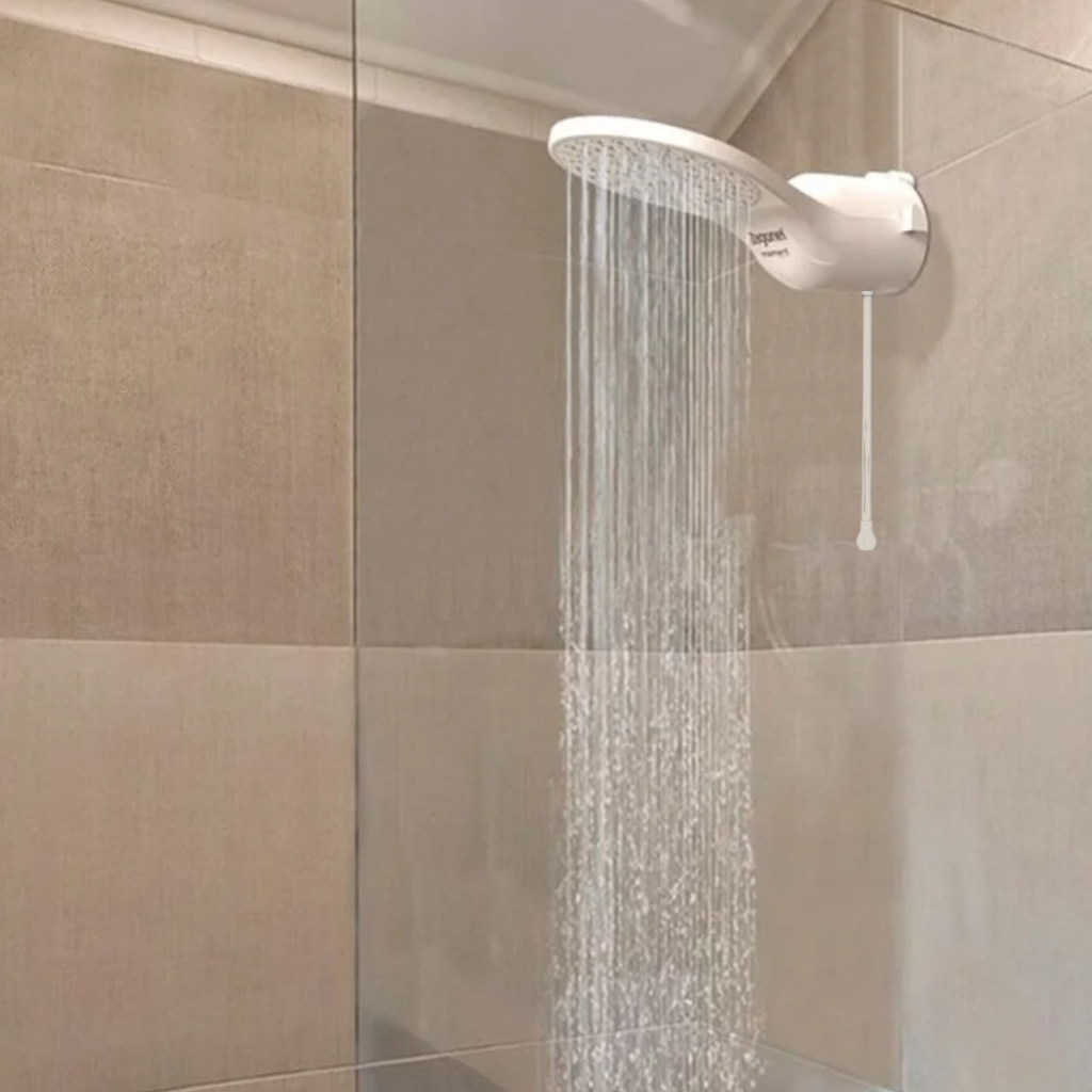 Detalhes do Ducha Eletrônica Moment 127V 220V Branca Chuveiro 5500W 7500W Zagonel