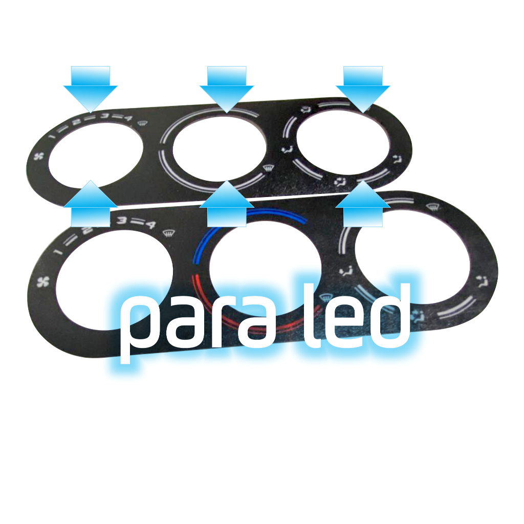 LED Ar Condicionado Ventilação Gm Chevrolet Celta Prisma 2007 11 Acetato Adesivo 3m Iluminação led em Oferta na Shopee