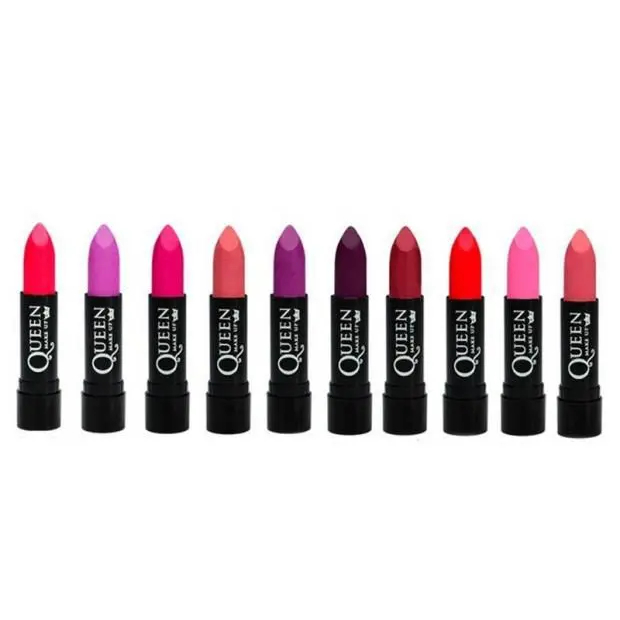 Batom Labial Queen Fashion Diversas Cores