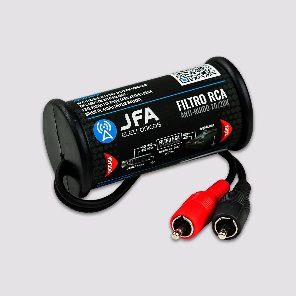 Filtro RCA Antirruído JFA em Oferta na Shopee