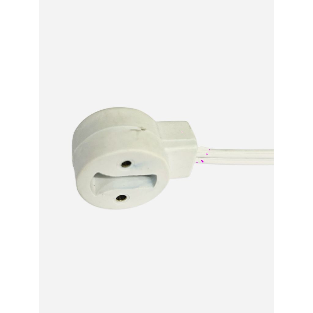 Kit 4 Soquete Lâmpada Tubular Fluorescente T8 C/ Rabicho Cor da luz Branco 110V/220V EPM