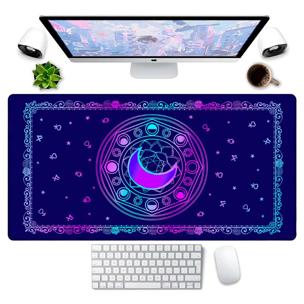 Mouse Pad Vários Tamanhos e Modelos Sakura P/ Desktop Borda Costurada em Oferta na Shopee