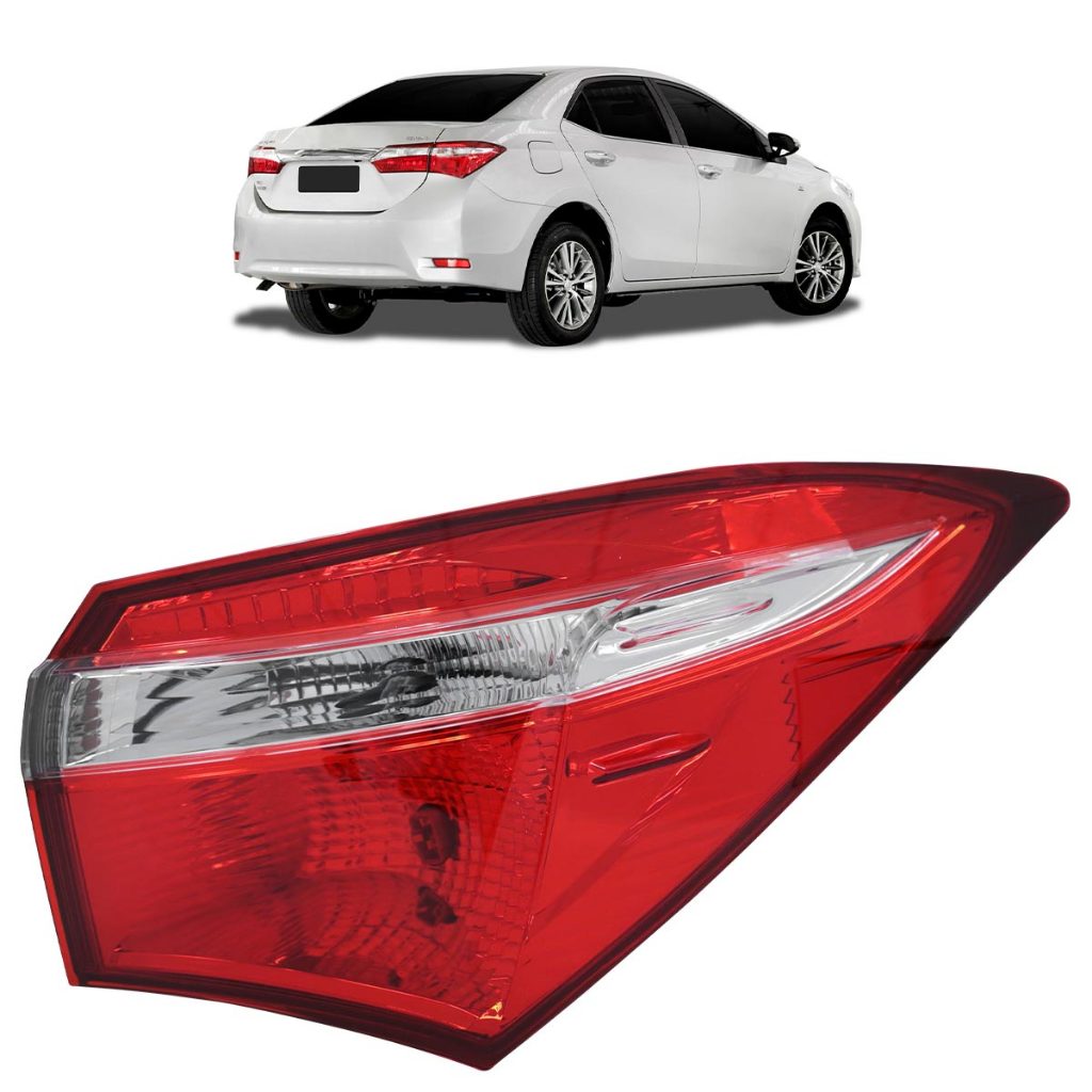 Lanterna Traseira Corolla 2015 2016 2017 2018 Bicolor Canto - Spare Parts and Accessories for Vehicles