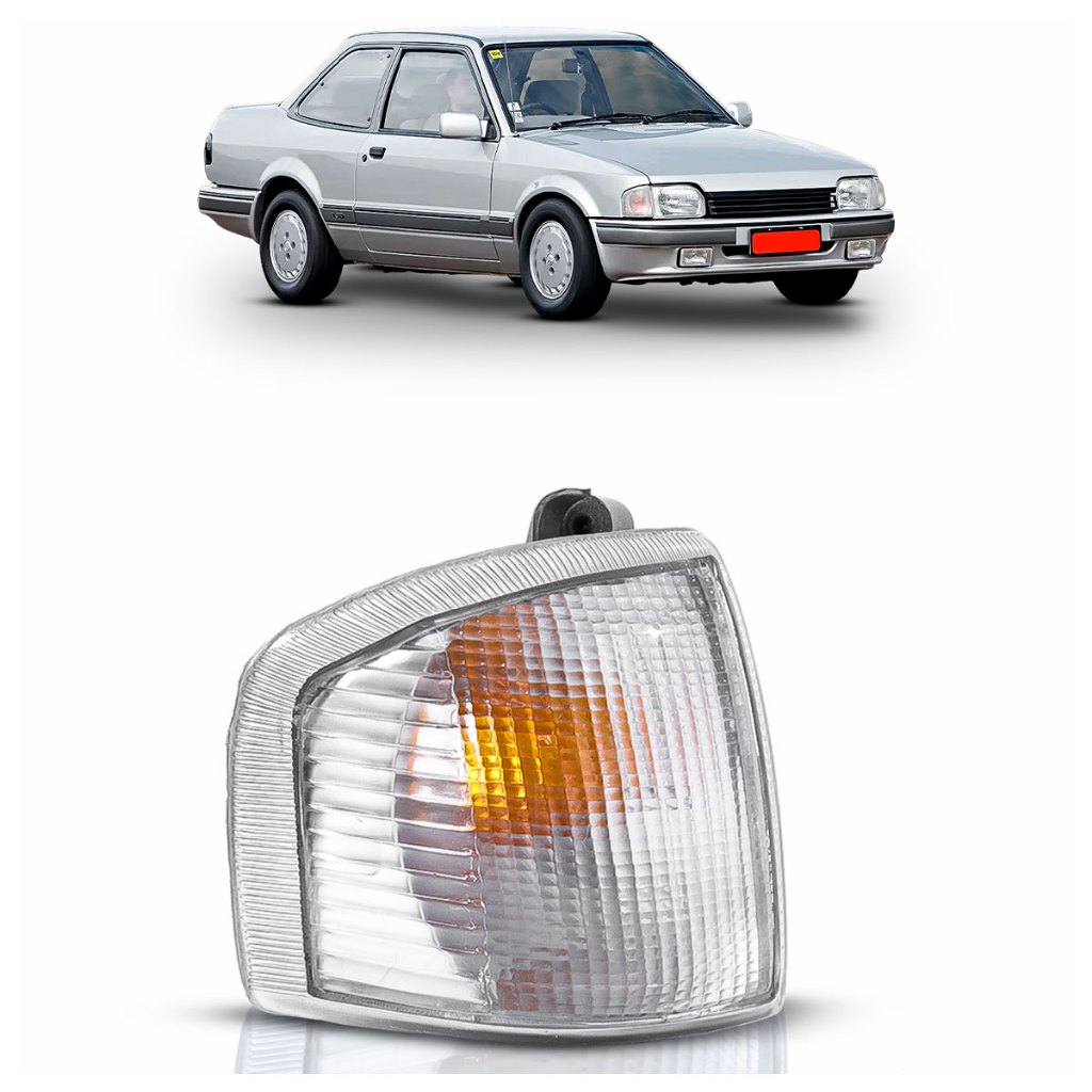 Lanterna Dianteira Pisca Seta Apollo 1990 1991 1992 Cristal Lente Estriad Acrilico - Spare Parts and Accessories for Vehicles