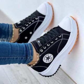 Tênis Star Feminino Plataforma Estrela do 34 ao 39 Confortável Blogueira Super Leve em Oferta na Shopee