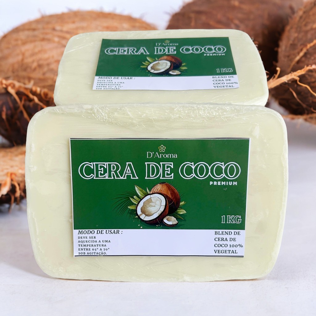 cera de coco 1kg 100% vegetal PREMIUM blend