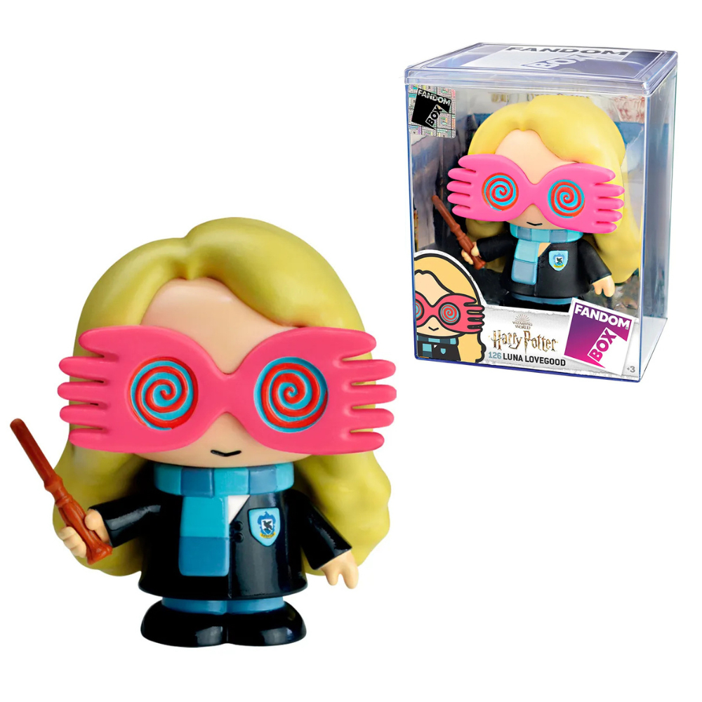 Fandom Box Boneca Luna Lovegood Harry Potter Em Vinil 10cm - Líder Brinquedos