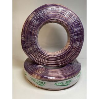 FIO BICOLOR CRISTAL 2X12 (2,50) LILAS 100M SOM AUTOMOTIVO RESIDENCIAL em Oferta na Shopee