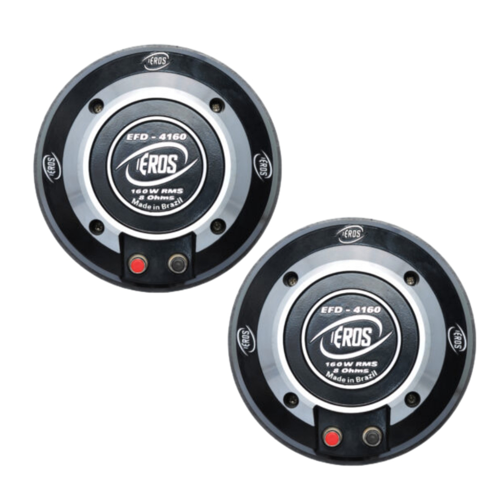 Kit 2 Driver Fenólico Corneta Eros Efd-4160 160w Rms 8 Ohms em Oferta na Shopee