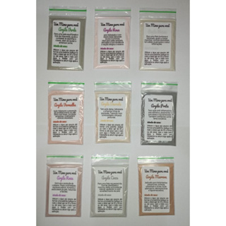 mimo para clientes argila em pó 60 un saquinhos adesivados em Oferta na Shopee