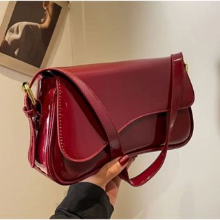 Bolsa Feminina Alça Ajustavel Tendencia Moda Verniz Cores Nova em Oferta na Shopee