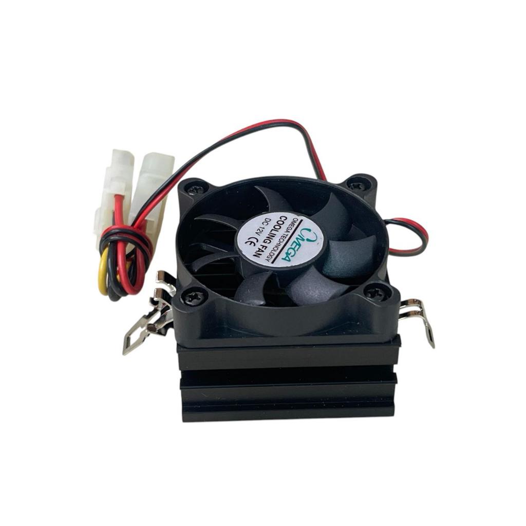 Micro ventilador 50x50 12V DC Cooler Fan Ventoinha 50x50x35mm com dissipador e conector
