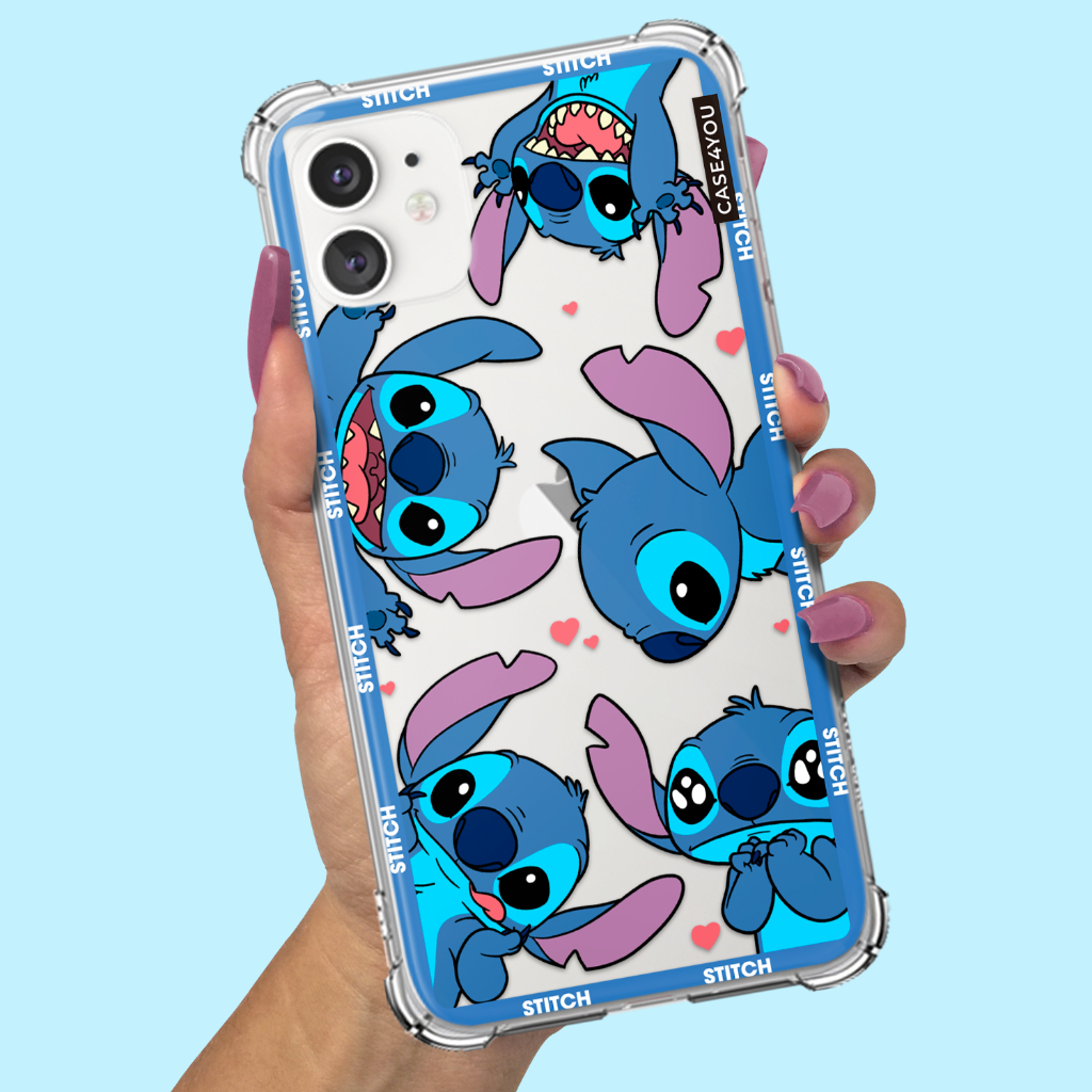 Capa Capinha para Samsung A20 A20s A21s A22 A23 A24 A25 A26 A30 A30s A31 A32 A33 A34 A35 A36 Personalizada Stitch 17