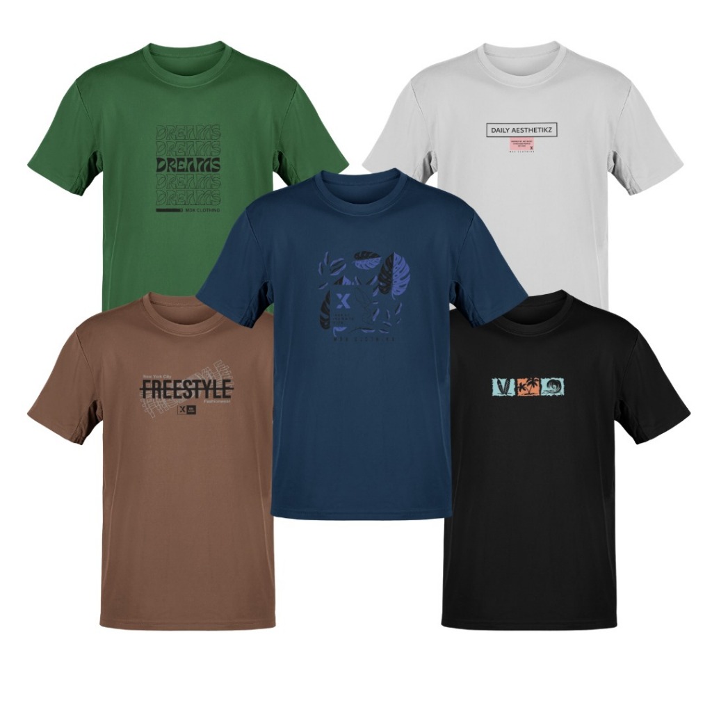 Kit 5 Camisetas P ao GG e Plus Size G1 ao G9 em Oferta na Shopee