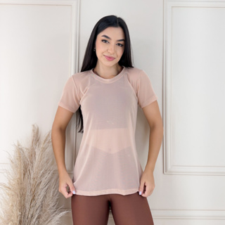 Blusa de tule academia fitness em Oferta na Shopee