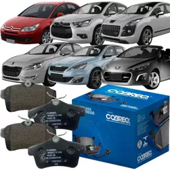 Pastilha de Freio Traseira Original Cobreq C4 Ds4 DS5 308 3008 RCZ