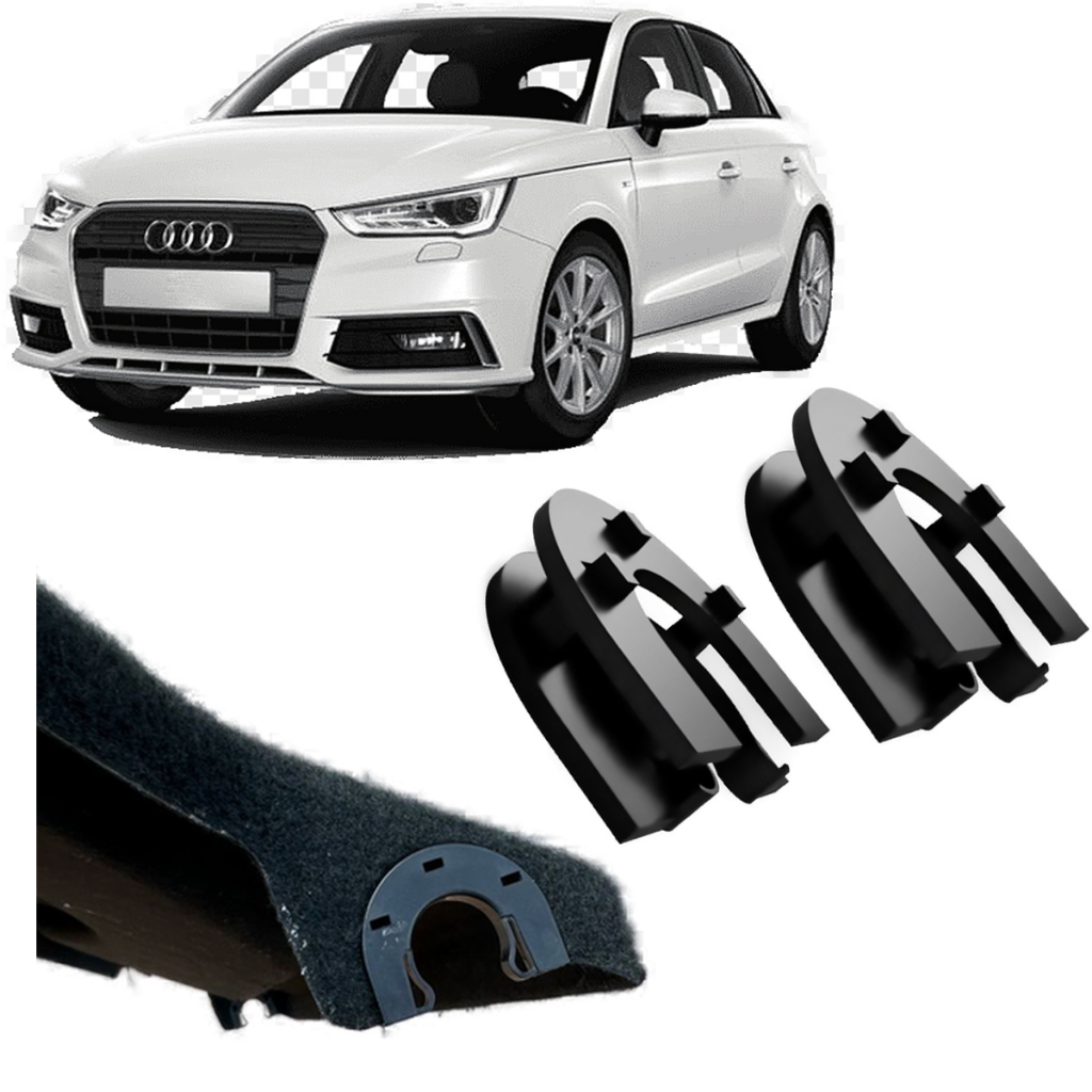 Par Reparo Suporte Tampão Som Pino Bagagito Audi A1 2011/2018 - 2 Unidades PROMO
