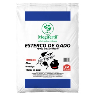 Esterco de Gado Bovino Curral Adubo Orgânico Para Horta E Plantio Mogifértil em Oferta na Shopee