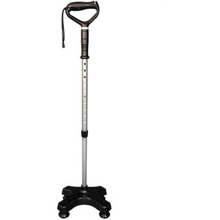 Bengala 4 Pontas Mercur com Apoio Ergonômico e Ajuste de Altura