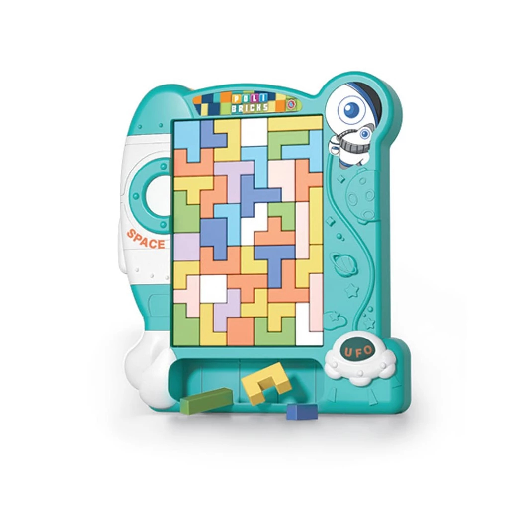 Brinquedo de Montar Poli Bricks - Desenvolva Habilidades Criativas com Polibrinq