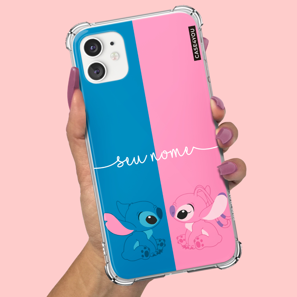 Capa Capinha para Samsung Galaxy A01 A02 A03 A03s A03 Core A04 A04s A04e A05 A05s A06 Personalizada Stitch 14