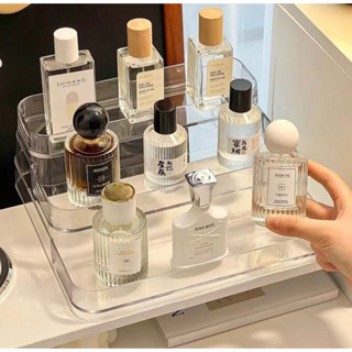 Expositor De Perfumes De Cuidados Cosméticos Vaidade De Polimento De Unhas De 3 Níveis