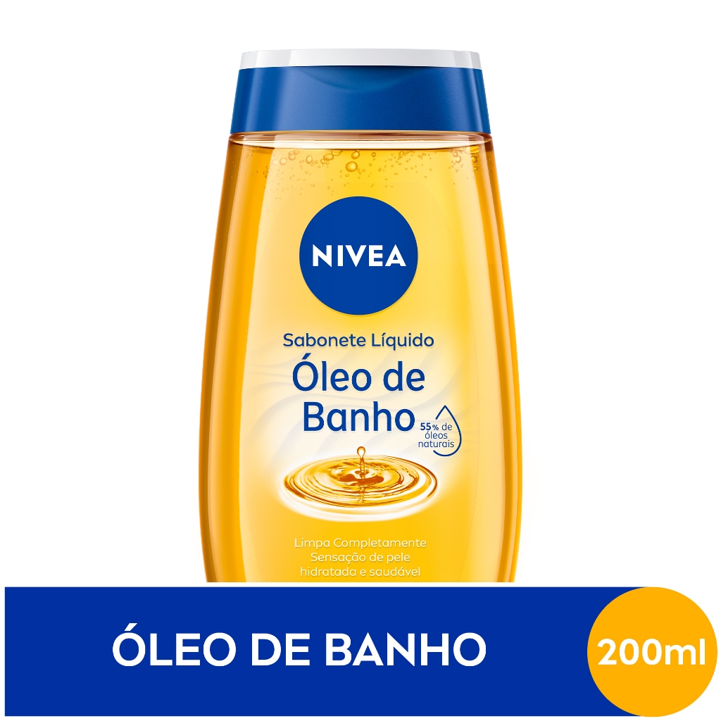 NIVEA Sabonete Líquido Óleo de Banho 200ml