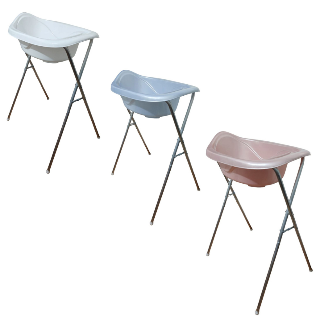 Banheira + Suporte Dobrável para Bebê Tanque Resistente - Barato - Direto da Fábrica em Oferta na Shopee