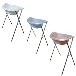 Banheira + Suporte Dobrável para Bebê Tanque Resistente - Barato - Direto da Fábrica em Oferta na Shopee